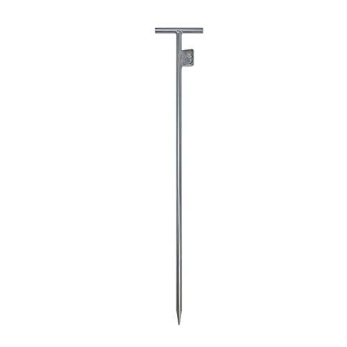 TEN-HIGH 0.8m Erdungsstange 1 Stück kaltverzinkte T-Erdungsstange Ideal für Elektrozäune,Größe:16 * 116mm
