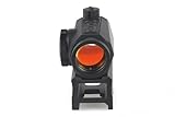 Lancer Tactical Enclosed Red Dot Sight 1x Magnification Scope (Red Glass/Black)