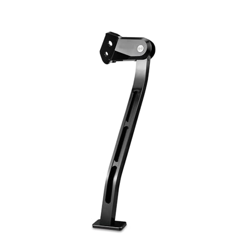 Béquille latérale de moto ultra robuste axe 15 mm noire