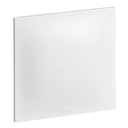 LEGRAND | Obturateur Neptune, Prêt À Installer En Encastré, Fixation À Vis Ou À Griffes, Couleur Blanche
