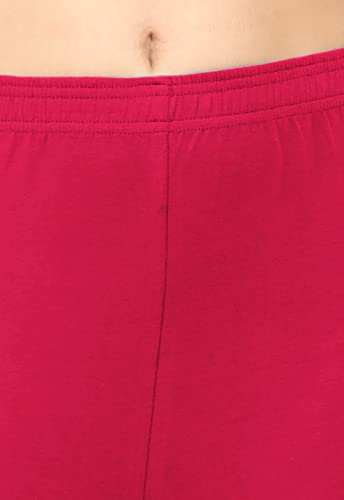 Image of POPOLO Women's Super Soft Ankle Length Cotton Lycra Solid Stretchable Legging