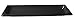 Bon Chef 5106BLK Aluminum Shallow Shot Gun Food Pan, 20-3/4" Length x 6-1/2" Width x 1/2" Height, Black