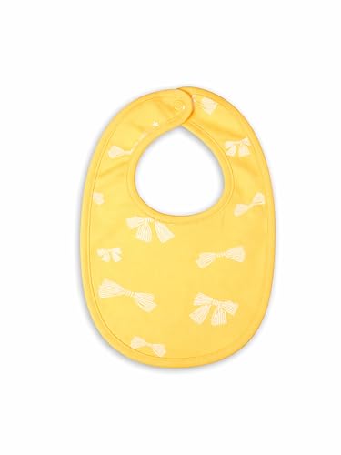 Image of Kidbea Organic Cotton Baby Bib, Adjustable Snap Closure Soft Absorbent Feeding Bibs Apron for Newborns & Infants Child With Cute Prints | Reusable Baby Essential