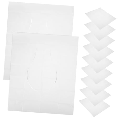 SOLUSTRE Portable Toilet Seat Covers 5 Pack Water Soluble Sanitary Disposable for Home Travel Camping Toilet Pad