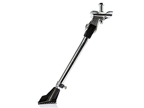 CARALL PT308362 - Caballete de bicicleta central, montaje directo con enganche central al cuadro, altura ajustable 28-37 cm, para bicicleta de carretera de 22 a 28 pulgadas