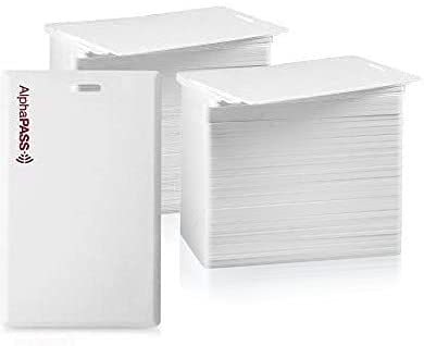 Alphapass Clamshell Proximity Card For Access Control. Replaces Hid 1326 Proxcard Ii. Standard 26 Bit H10301 Format. (50 Pack) #TOP5