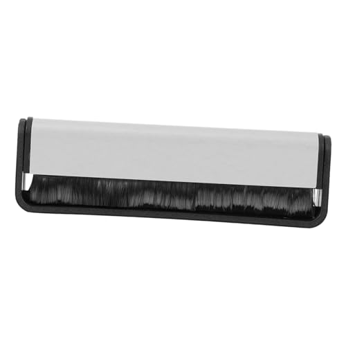 MAJORMENCH カーボンファイバー製アルミハンドル付きレコードクリーナーブラシ 軽量で持ちやすい 静電気防止ターンテーブル 用ダスト除去ツー