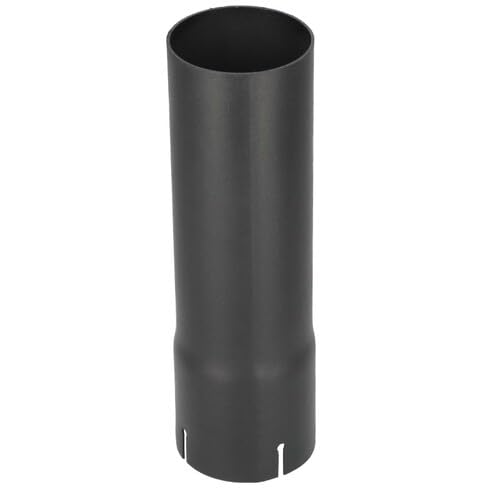 Exhaust Stack - 3-1/2" x 12" Straight Black