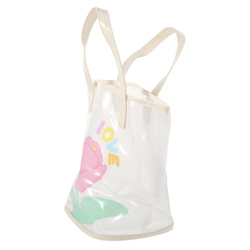 DEARMAMY 大容量ポータブルビーチバッグ 旅行用化粧品収納バッグ シャワー収納に適した透明デザイン アウトドアやジム キャンプなど広いシーンで使用可能