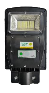 Aarmee 30W Solar Street Light with Motion Sensor – IP65 Waterproof Outdoor LED Light (All-in-One, Black)