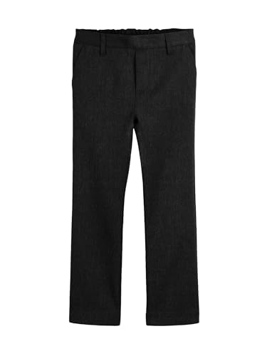 NEXT Niños Pantalones de Vestir Escolares de Corte Recto Negro 4 Años