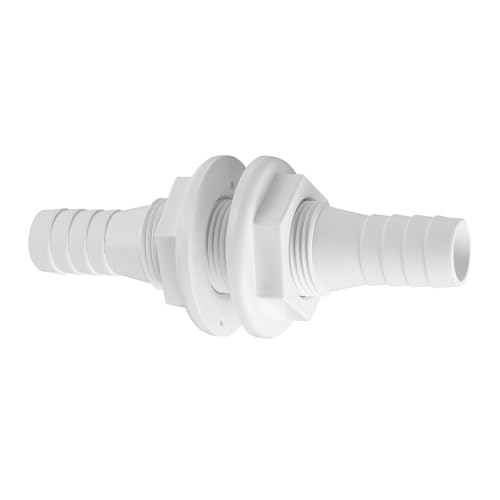 スルーハルコネクタ ヨットやヨットの乾燥した内部を維持するための多用途 3/4 インチスルーハルフィッティング ダブルエンドコネクタ