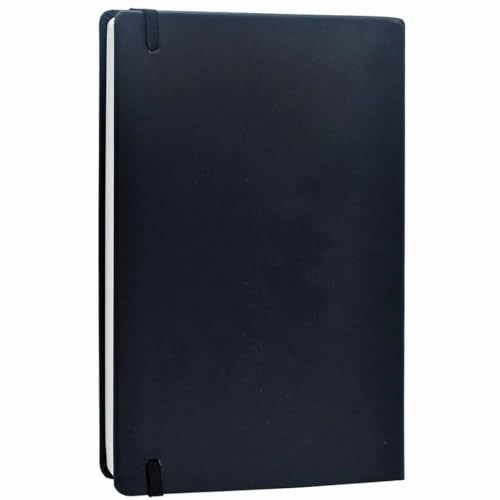 Image of Tempt - Classic Black Hardcover Notebook Diary, A5 Size, Elastic Band Closure, Pages 160