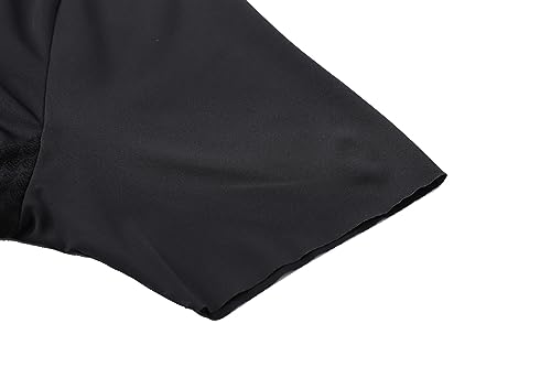 RideYouLai Camisa de ciclismo masculina de manga curta refletiva respirável com 4 bolsos, camisa de