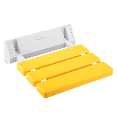 Asiento de Ducha abatible montado en la Pared Taburete de Ducha montado en la Pared, Capacidad de Peso de 286 Libras Asiento de Ducha montado en la Pared con diseño Plegable for baño, Sala de Estar