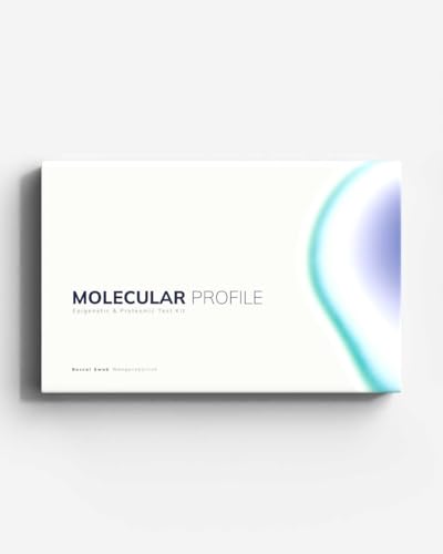 MoleQlar Biologischer Alterstest - Einfacher Wangenabstrich-Test für Zuhause - Massenspektrometrische Analyse aller Proteine in einer Zelle - Auswertung und Prozessierung in ISO-zertifizierten Laboren