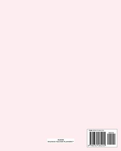 Create Whatever Causes A Revolution In Your Heart, Undated Teacher Planner, 12 Blank Months & 52 Blank Weeks: Cute Pink Brush Lettering Inspirational Quote Lesson Planning Calendar Book for Educators image 4