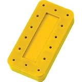 BUR BLOCK MAGNETIC 14 HOLE WHITE by BND (Single Pk) PLASDENT CORPORATION