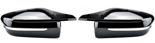 Coques de rétroviseurs finition noir brillant pour BMW Série 5 G30 G38 style M