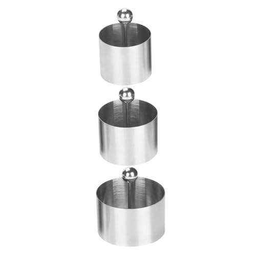 Ciieeo Shaping Steel Molds Round Mousse Ring Stainless Steel Cake Ring Dish Mold Easy to Use