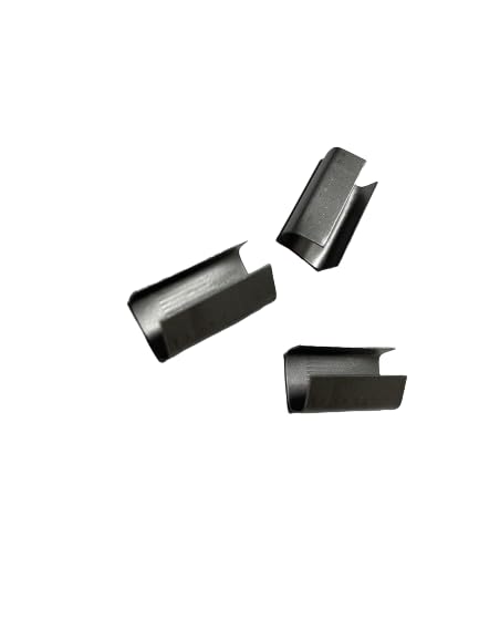 Pack de 500 unidades de Uniones Metálicas para sellar flejar fleje de polipropileno plastico - Para flejes de 12 o 13mm de anchura