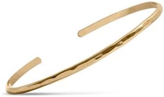 Bristol Cuff Bracelet | Gold Stack Bracelet | Gold-Filled for Women | Simple and Elegant | Minimalist Jewelry | Waterproof Everyday Wear | Handmade