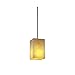 Justice Design Group CLD-8816-15-ABRS-RIGID Clouds Collection Small 1-Light Pendant Light Fixture