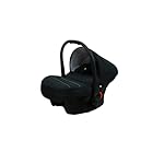 BABYLUX Optimal Kinderwagen 3 in 1 Tief Babywagen Kindersitz Autositz Rahmen aus Aluminium Multifunktionskinderwagen Funktionell Sicher 60 x 95 x 115 cm Colorful Feathers Black Frame