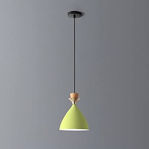 Lámpara nórdica de madera rosa con casquillo E27 para diseño interior