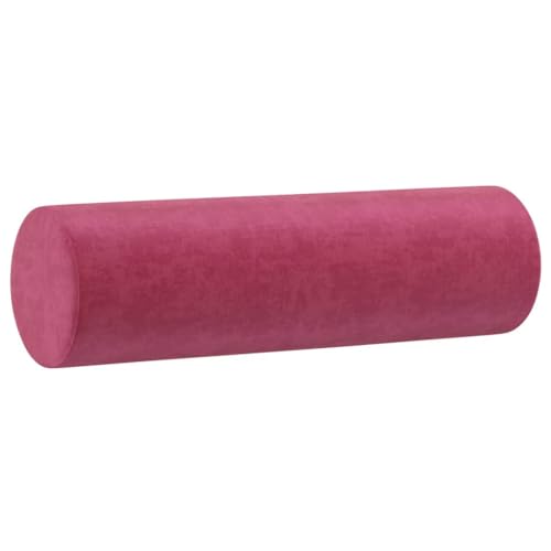 Sofá de 2 plazas en terciopelo rojo tinto de 120 cm con cojines elegantes para salones 6