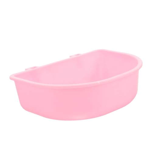 LOLIPPYY ペット用プラスチック製吊り下げボウル 猫用フードフィーダー 耐久性と安定性 フック付き 簡単取り付け ペットケージ対応 食器 犬