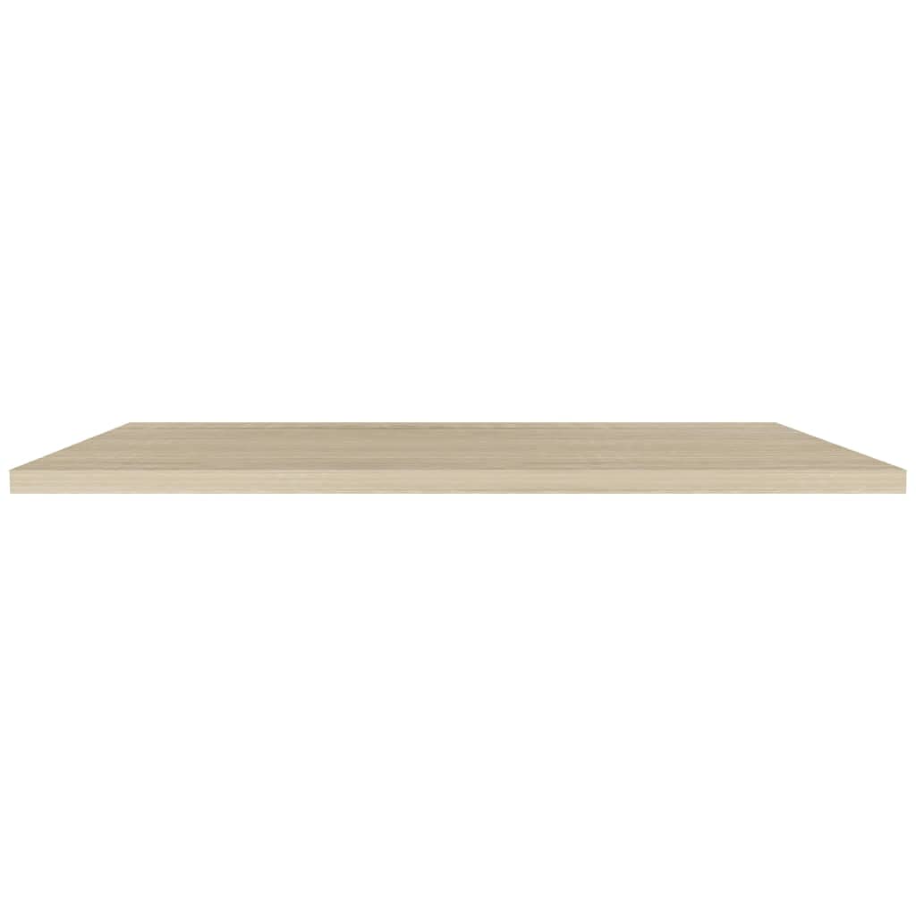 Mensola a Scomparsa, Scaffale Sospeso in MDF Effetto Rovere con Struttura Metallica, Design Moderno a Nido d'Ape per Soggiorno o Camera, 120 x 23.5 x 3.8 cm