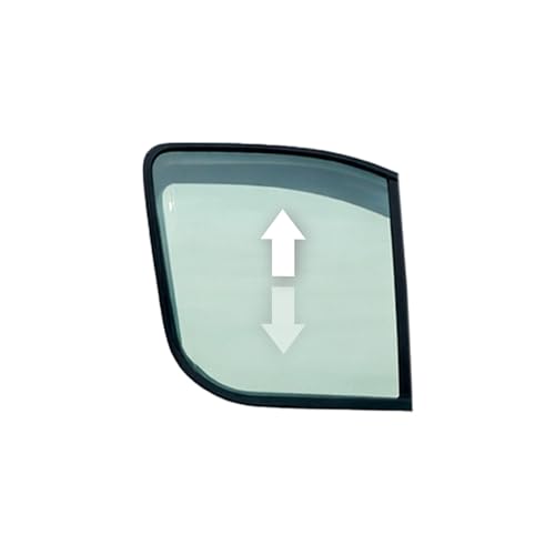 Verre descendant avant droite pour Opel Movano 2 portes de 2010 vitrage vert d'origine