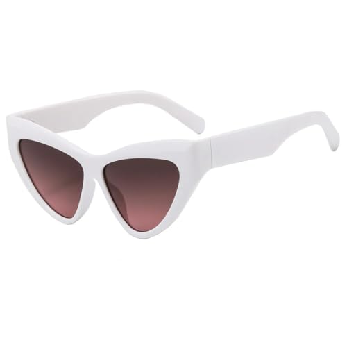 Lunettes de soleil œil de chat au design luxe et finitions soignées pour un look haute couture