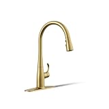 Kohler 596-2MB Simplice Pull Down Kitchen Faucet, 3-Spray Fa...
