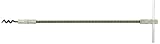 Palmetto 1103 Packing Extractor, Flexible Shaft, Removeable tip, Size F-3, 14-1/2 inch Length, for Packing Sizes 1/2 & up