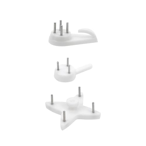 Image of Dnyta 100pcs Invisible Nail Wall Hooks No Trace Picture Hangers Painting Frame Hangers Photo Frame Hanging Hooks for Hanging Photo Frame,Decoration,Artwork Picture(3 Types)