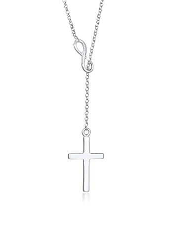 Collier croix en Y argent 925 bijou minimaliste idéal pour sublimer un décolleté en soirée