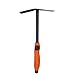 BLACK+DECKER Doppelhacke – 3 Zinken und Ferse – 30 cm – ergonomischer Griff – Schwarz/Orange