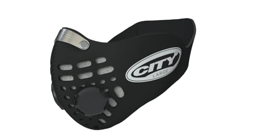 Respro City Masque Anti-Pollution Noir Noir Grand