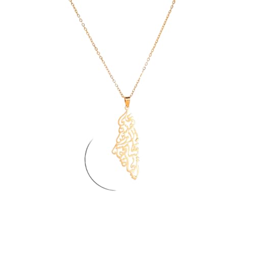 Collier carte argent sterling 925 anti-allergie pour peaux sensibles