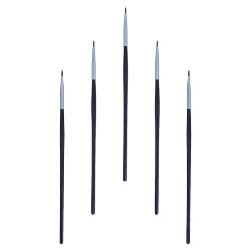 Beavorty Pinceles para Maquillaje de Ojos y Labios Juego de 5 Piezas Multifuncionales para Uso Diario y Obsequio