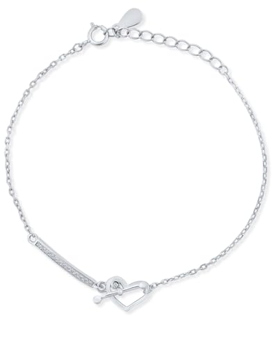 Image of KOURA 925 Sterling Silver Bracelet for Women & Girls | Sleek Adjustable Link Design | Timeless Silver Jewellery for Everyday Use, Work, Celebrations & Thoughtful Gifting