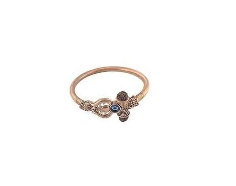PADMAVATHI ENTERPRISES Shiva Trishul Damaru Bracelet For Men Boys Spiritual Wrist Accessory Pack Of One Beige-image-25