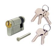 Versa Hardware Dual Finish 6-Pin Half Euro Cylinder - 35/10 (45mm Overall)