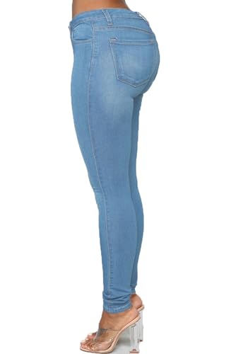 Women's Skinny Jeans High Waist Butt Lifting Denim Pants3
