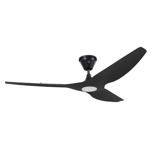 Image of Big Ass Fans Haiku Coastal 60 inch Smart Outdoor Ceiling Fan with Remote for Indoor & Covered Patio, Coastal-Rated, Corrosion-Resistant, Matte Black