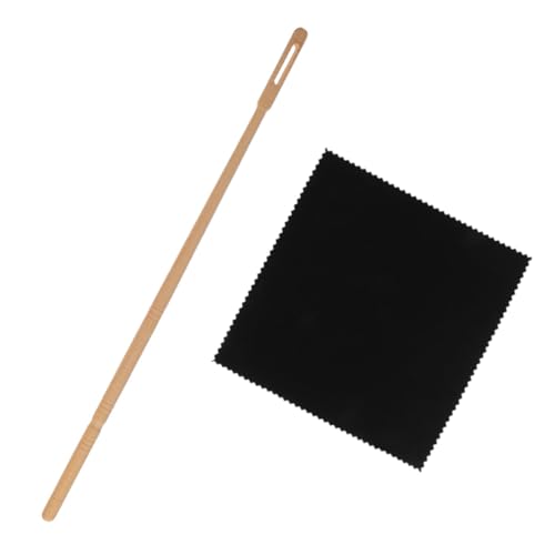 VICASKY Flute Cleaning Kit Flute Cleaner Pipe Rod Flute Cleaning Cloth Rod Set