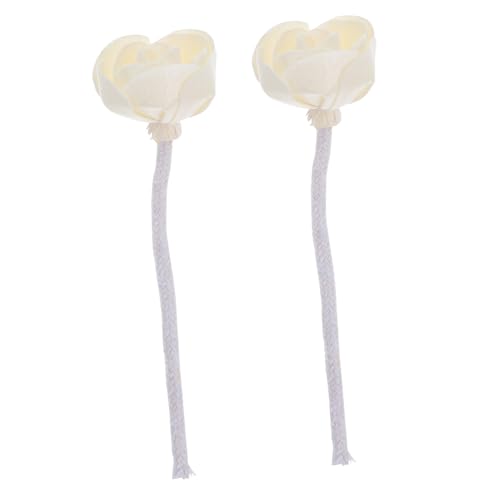 Diffuseur huiles essentielles avec têtes décoratives coton parfum remplaçable 2pcs - 2