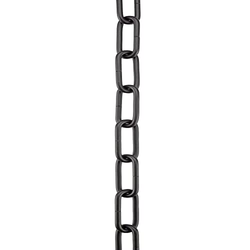 Image of Aspen Creative 21105-81,Steel 10 Feet Heavy Duty Chain for Hanging Up Maximum Weight 120 Pounds-Lighting Fixture /Swag Light /Plant in Oil Rubbed Bronze.6 Gauge.